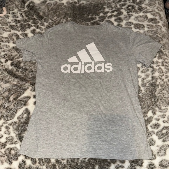 Adidas Gray Tee - Picture 1 of 2